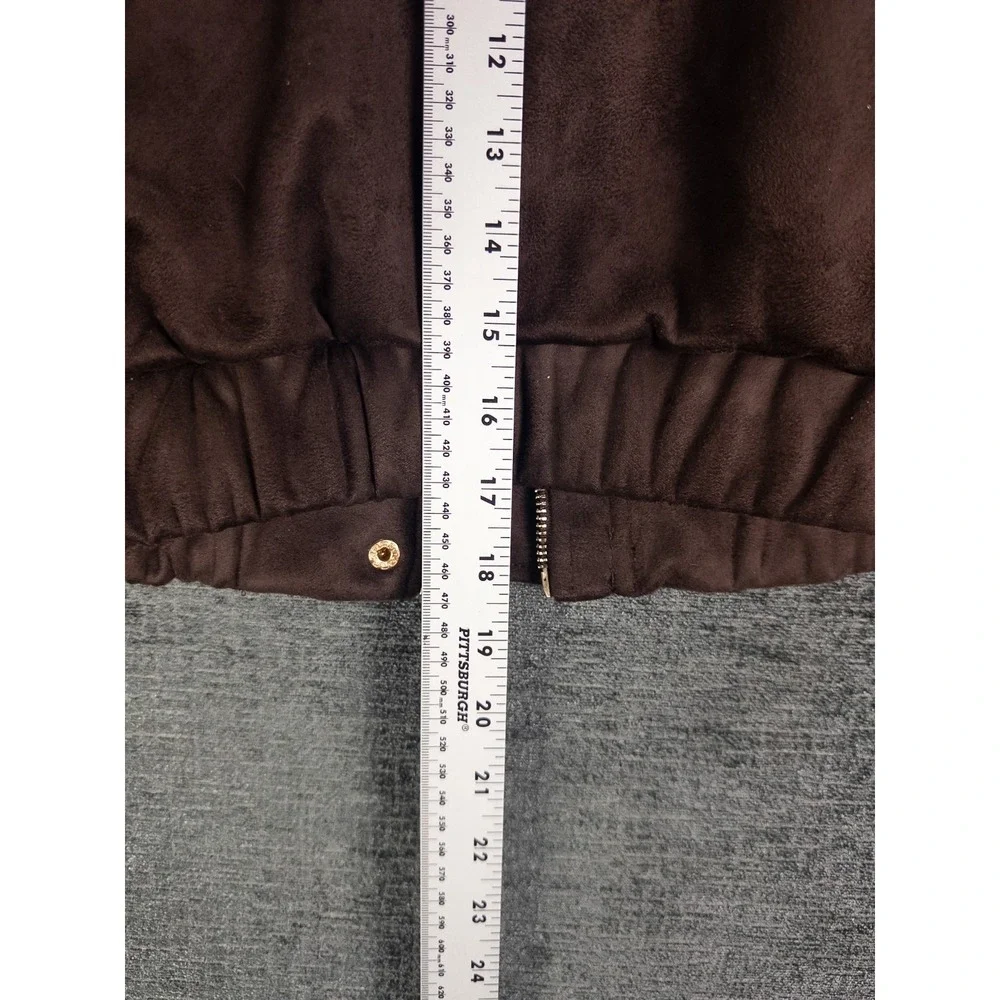 House of Harlow 1960 Brown Suede Cropped Jacket